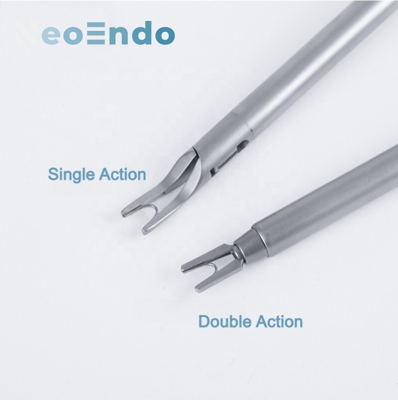 10mm Laparoscopic Titanium Clip Applier Single/Double Action