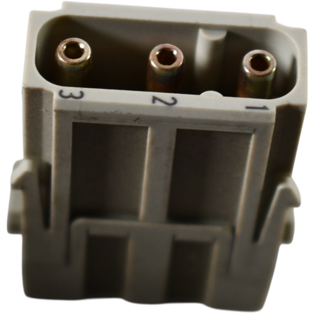 NEW Harting 09140032602 Han Modular Male Connector Insert 3 Position 40A 690V