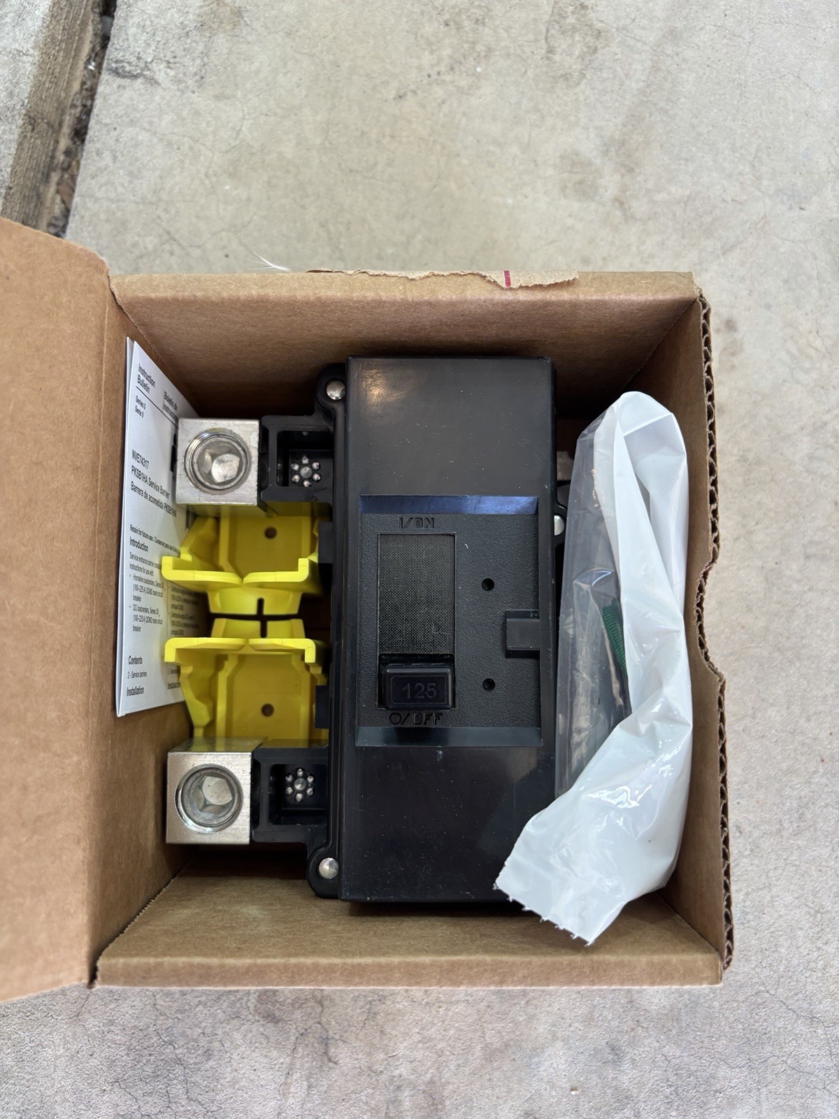 Square D QOM2125VH 125A 2-Pole 120/240V AC Circuit Breaker Thermal