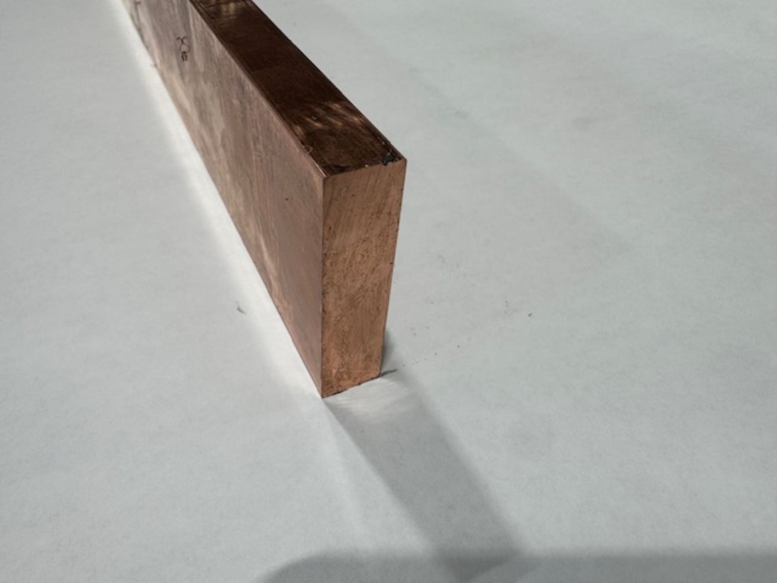 1/2″ x 3″ Copper 110 Flat Bar x 6 Inches Long