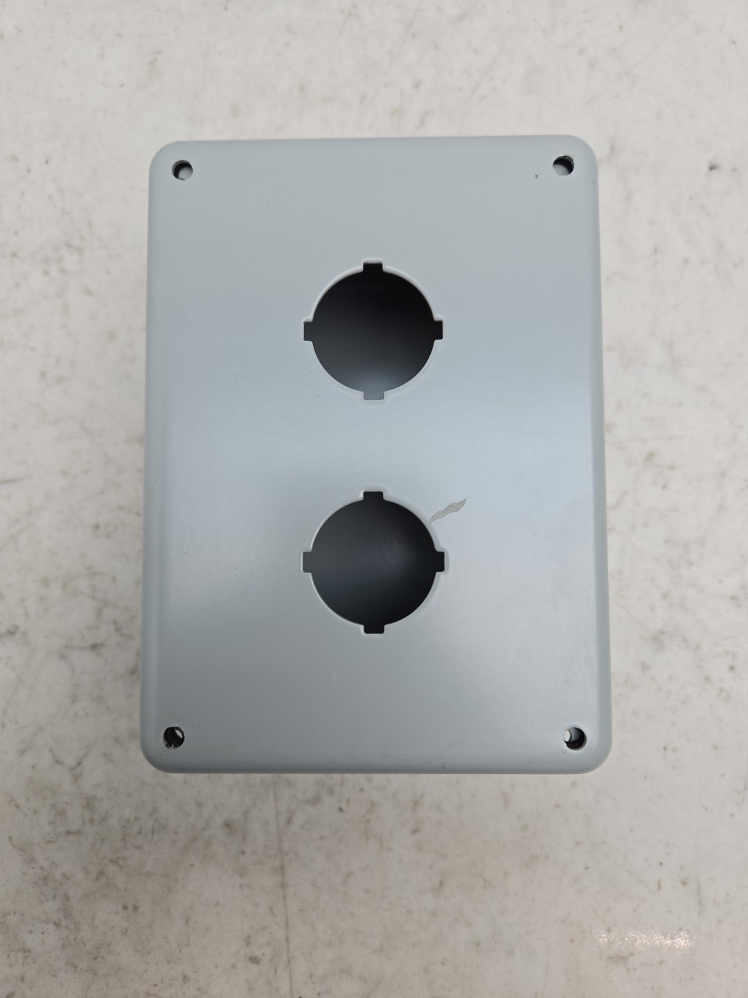 Hoffman ED2PB Push Button Enclosure 2-Hole Gray 5.75×4.00×2.75 New