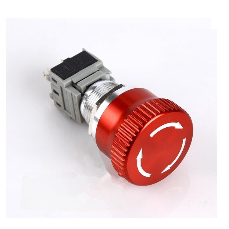 19mm Metal Aluminium Alloy Emergency Stop Push Button Switch (LAS1-BGQ) CE,ROHS