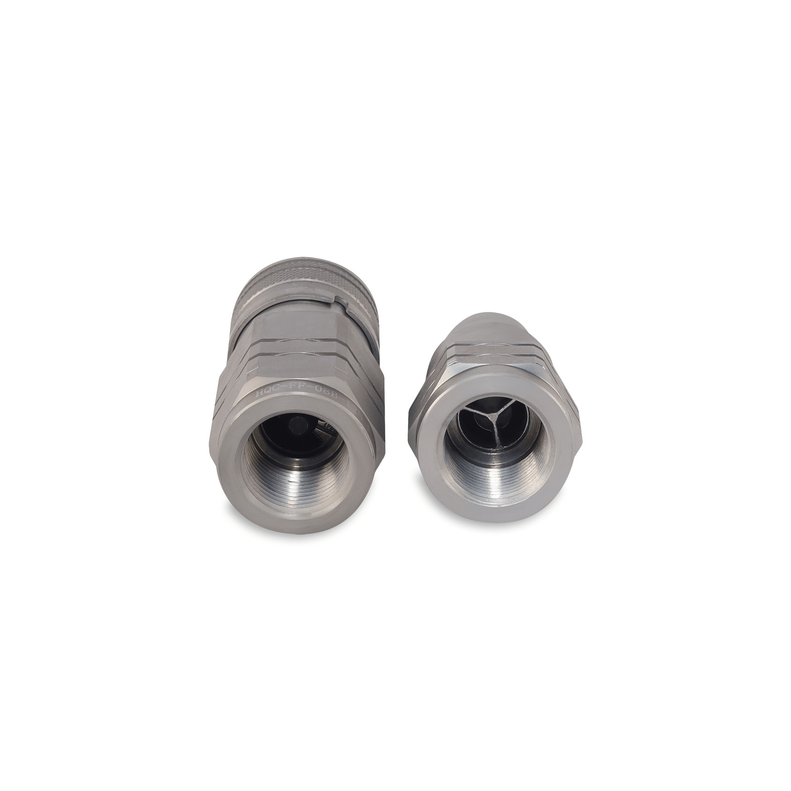 1/2″ Flat Face Hydraulic Quick Couplers Set – 3/4″ NPT Thread