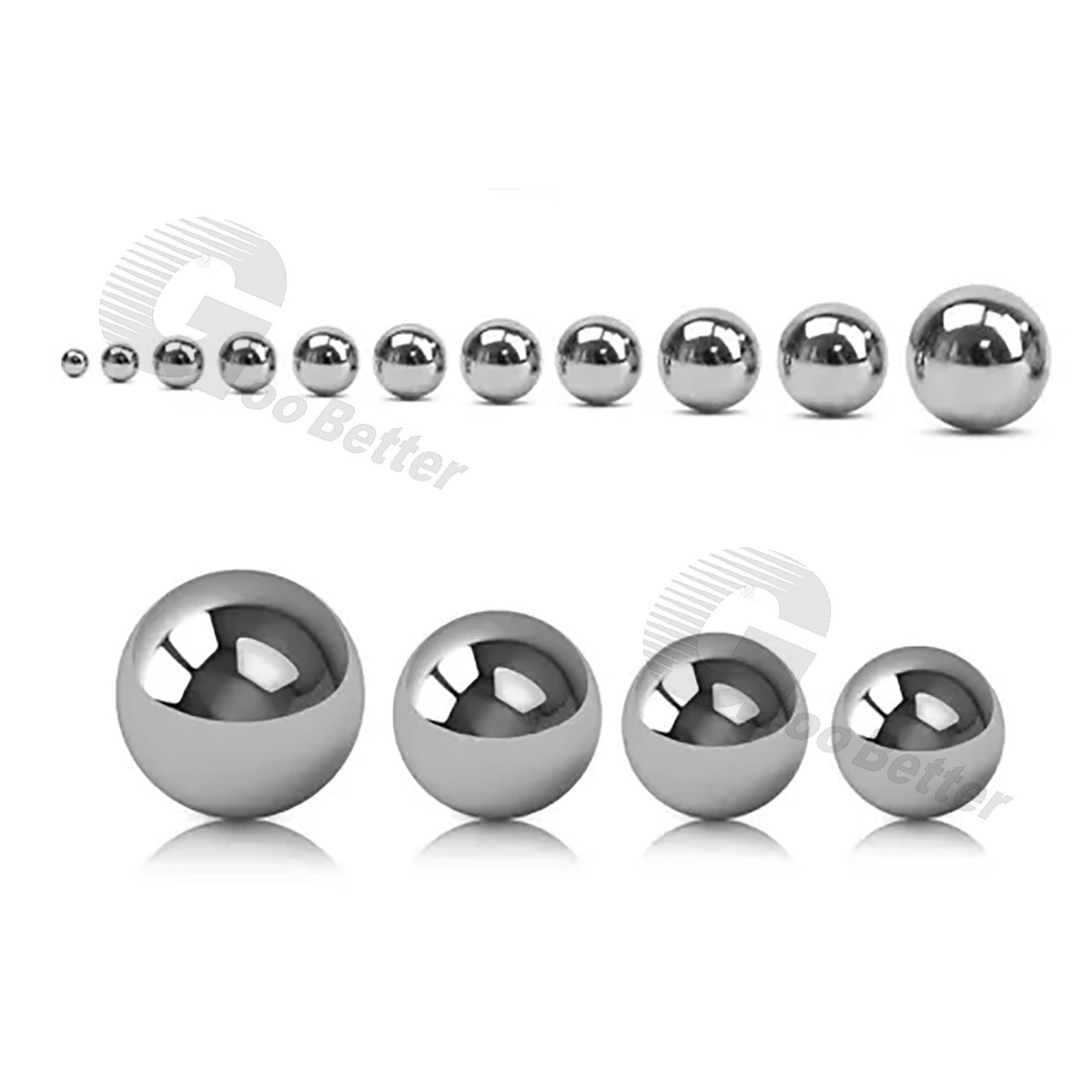 GCR15 Chrome Steel Bearing Balls Dia 1mm-100mm G10 High Precision Smooth Ball