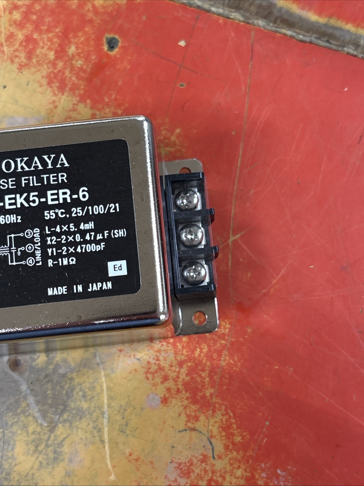 OKAYA Noise Filter SUP-EK5-ER-6 250V 5A 50/60HZ