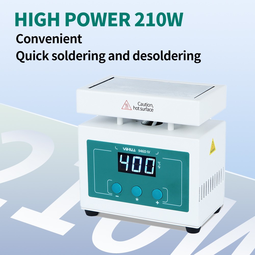 YIHUA 946D-IV 210W Mini Preheater Digital Desoldering Rework Plate Repair