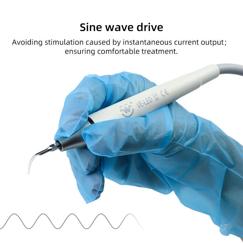 Dental Ultrasonic Piezo Scaler+Bottle LED Handpiece for EMS Cavitron Woodpecker