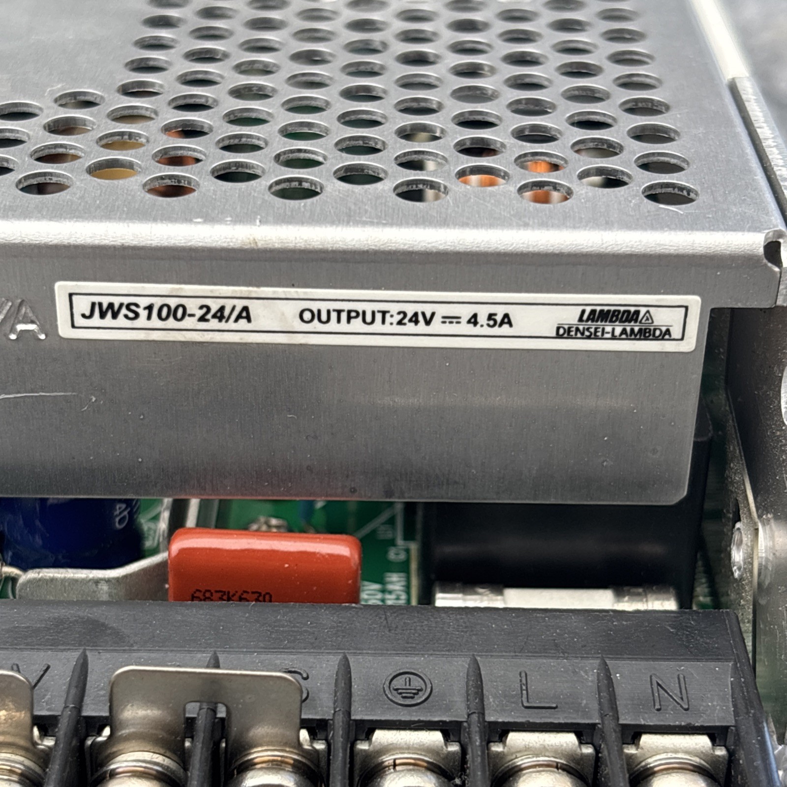 Lambda TDK JWS100-24/A / JWS10024A Closed Power Supply (USED)