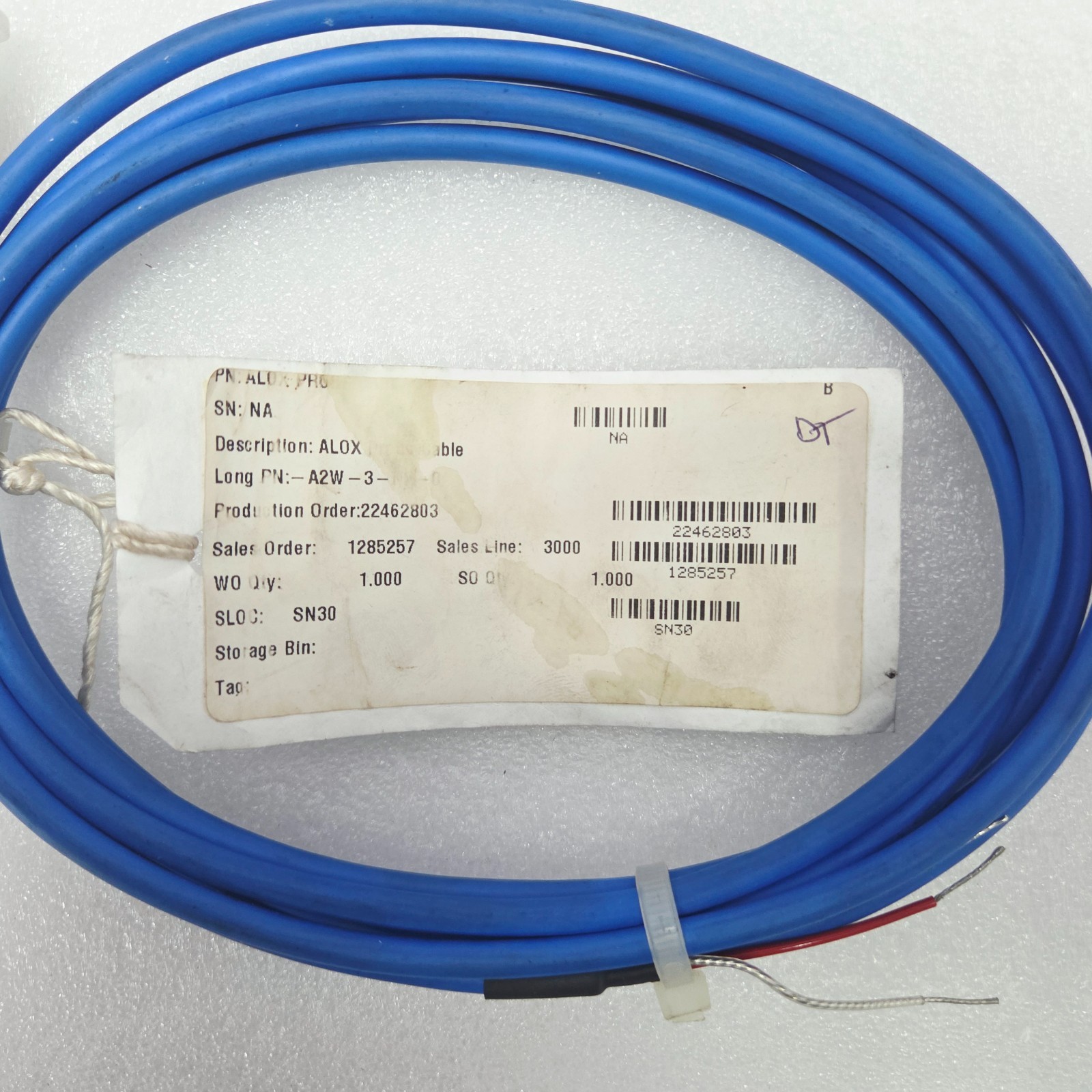 GE Panametrics M PROBE Moisture Sensor 248110-A With Cable SY011-TF0804SH2F2-01