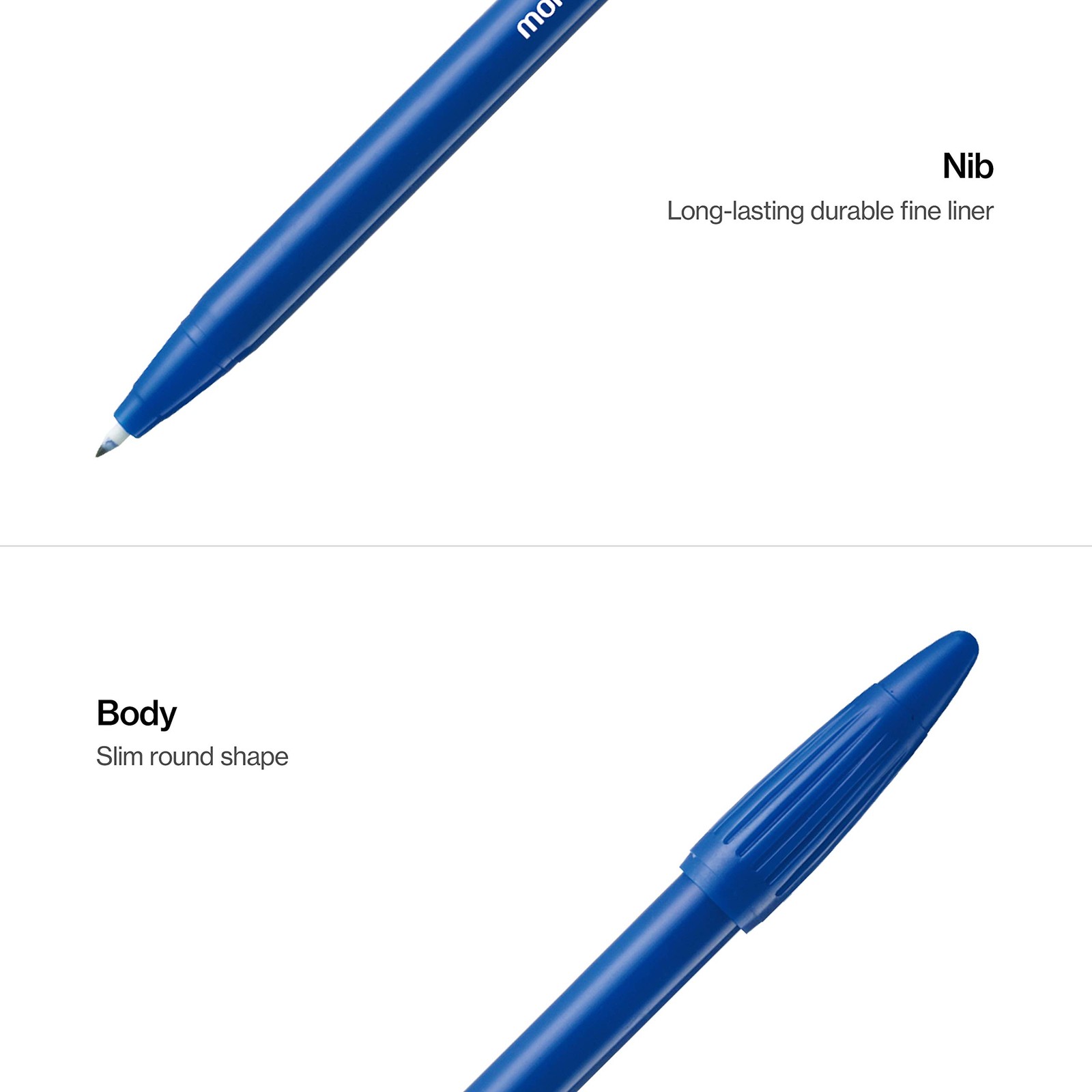 Monami Plus Pen 3000 Felt Tip Pens, Fine Point (0.4Mm), Office Product