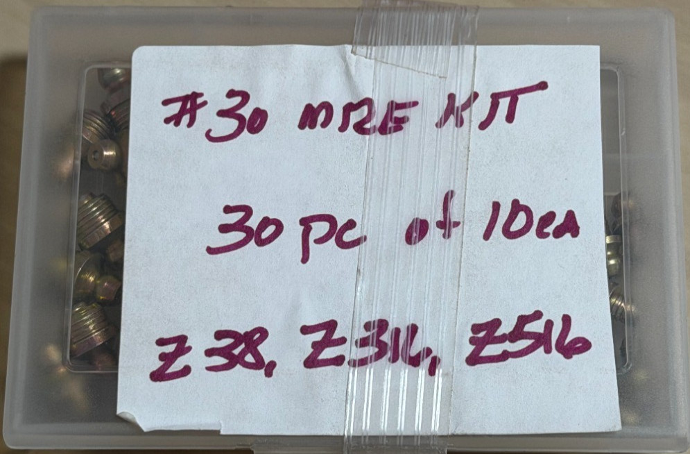 Mize Wire 30 Pc Assorted Zerks 30 drive in zerks 10 each 3/8″, 3/16″, and 5/16″