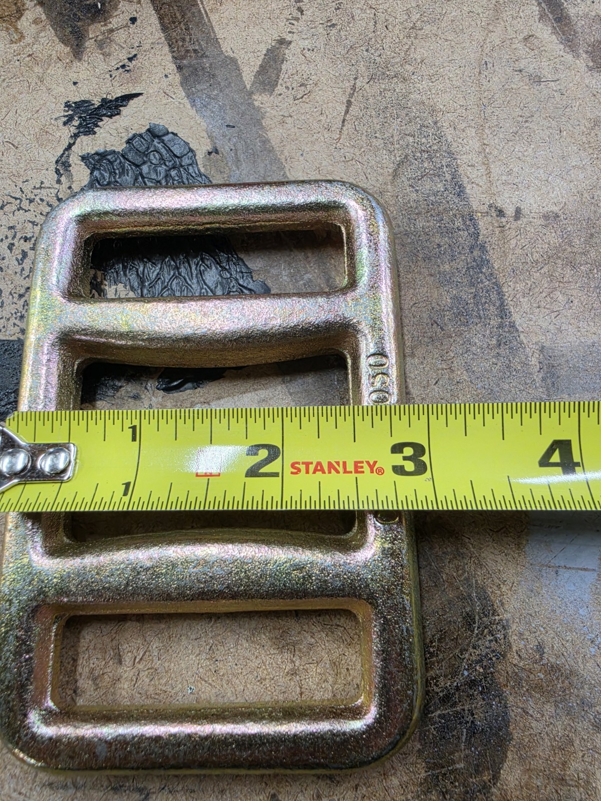 Steel One Way Strap Lashing Buckles Lot Of 4