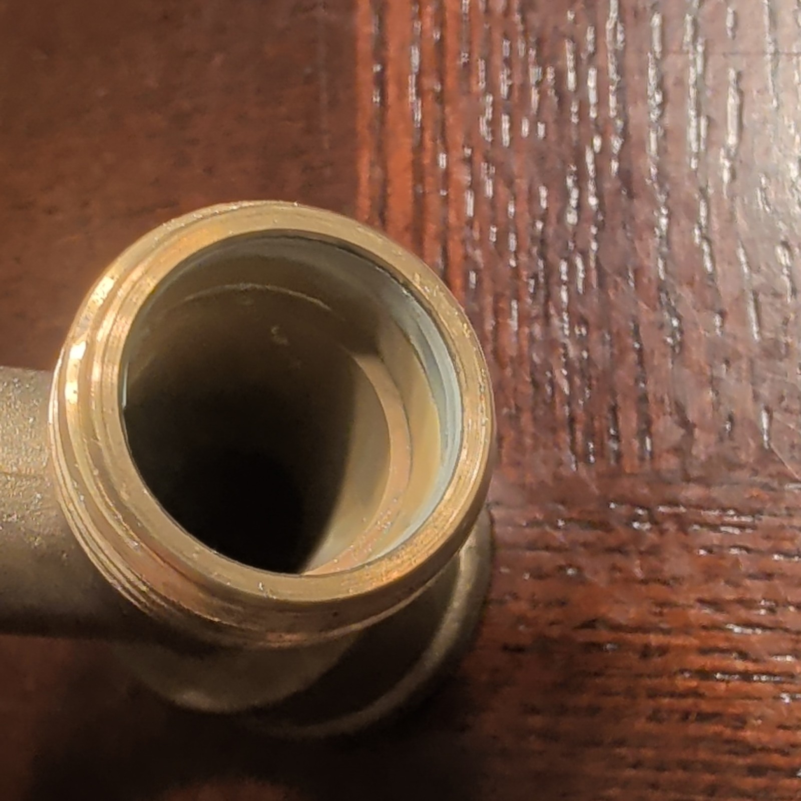 Brass Y Adapter Fitting, Threaded 3-Way Connector, 2 Male Threaded Ends