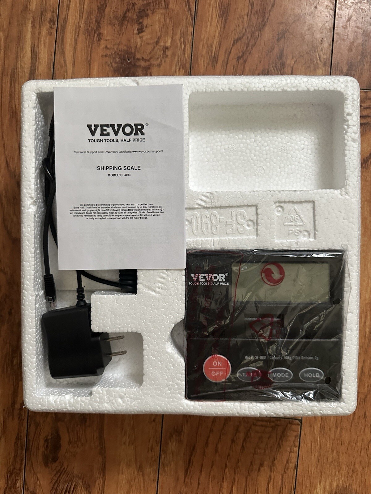 VEVOR SF-890 Shipping Scale with LCD (FTSYSCYXBDG10LC72)