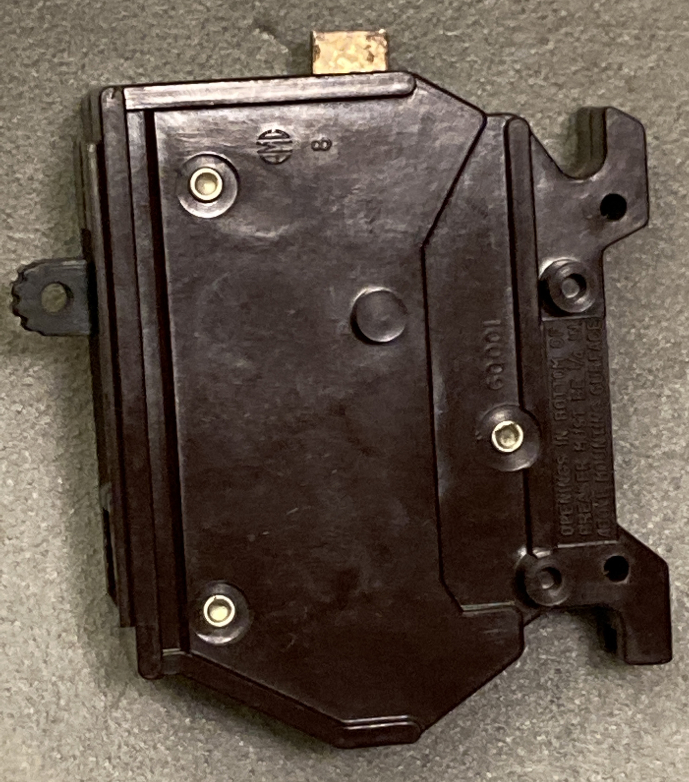 Wadsworth A120NI 20 Amp 1 Pole 1P Type A Plastic FOOT Breaker A120N A120