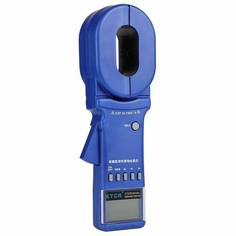 ETCR2000B+ Explosion Proof Type Clamp Earth Resistance Tester 0.01Ω~1200Ω ✦KD