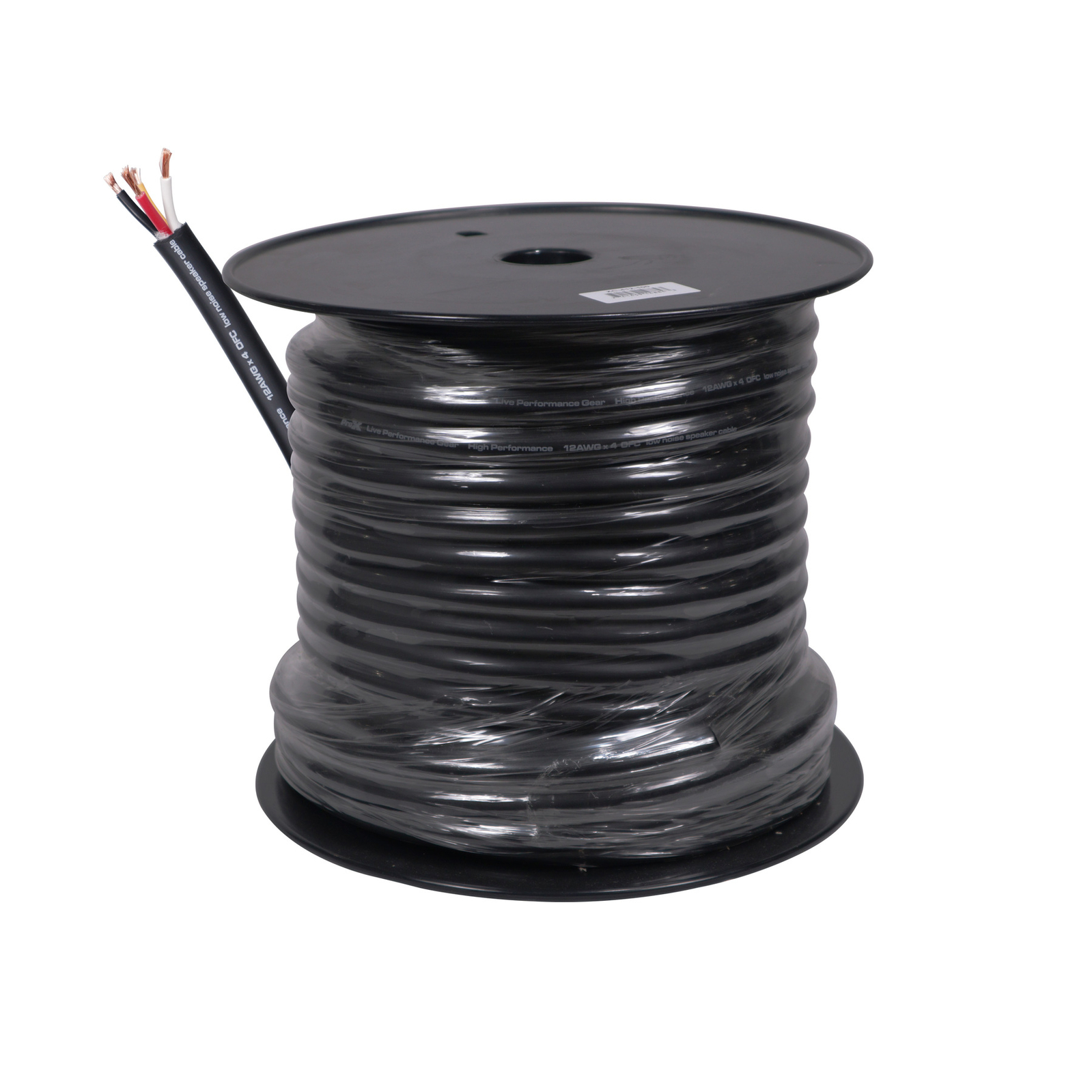 ProX XC-412-100 100′ Spool 12 Gauge 4 Conductor High Performance Audio Cable