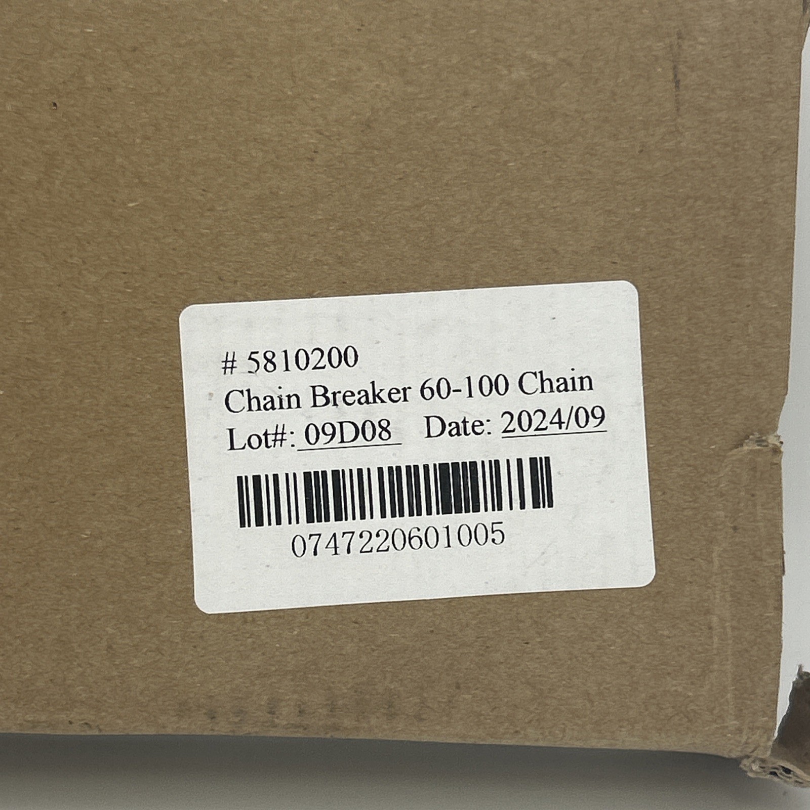 FENNER DRIVES 5810200 Chain Detacher,60-100 38ZD45