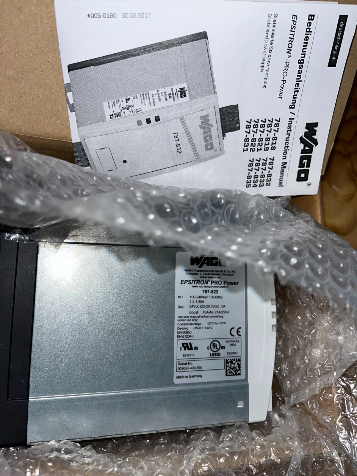 787-822 EPSITRON® PRO Power supply