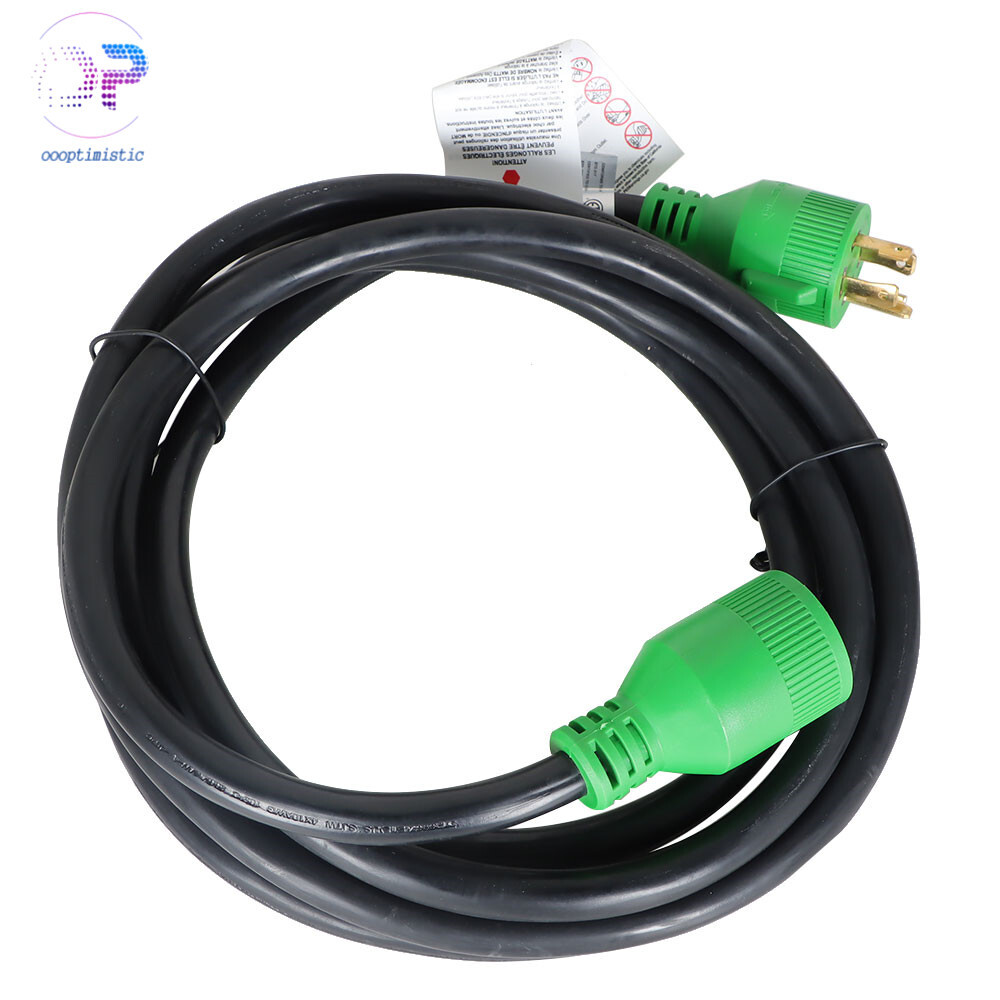 30 Amp Generator Cord 15FT and Power Inlet Box Waterproof Combo Kit NEMA L14-30