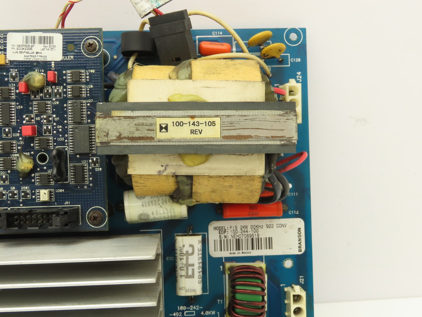 Branson Ultrasonics 100-244-100 2KW 922 Driver Board Converter Circuit Board