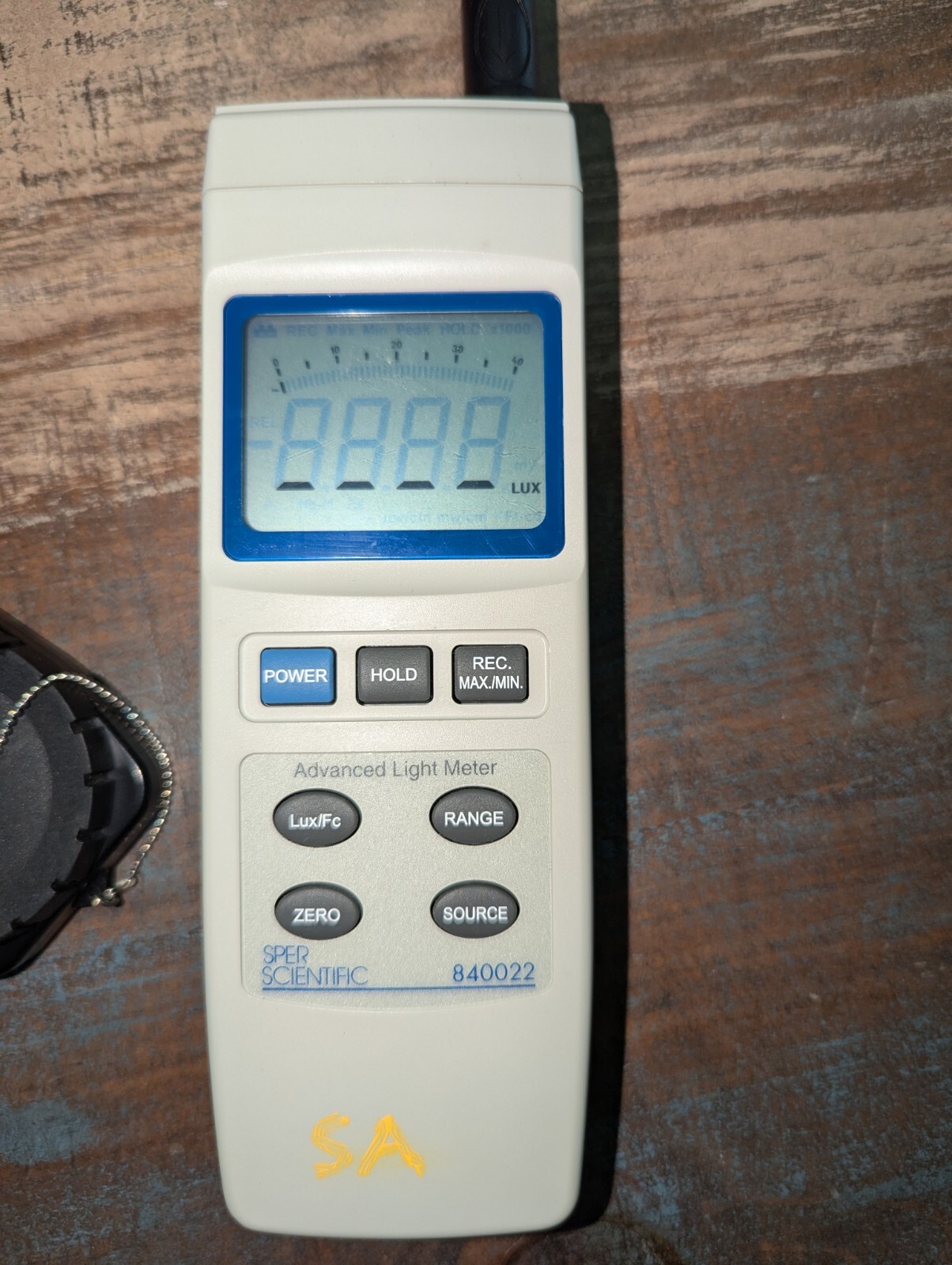 SPER SCIENTIFIC 840022 Broad Range Lux/FC Light Meter