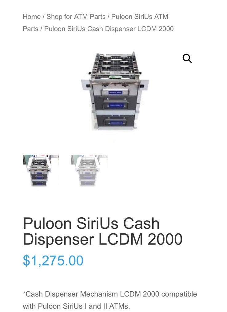 Puloon Sirius Cash Dispenser LCDM 2000