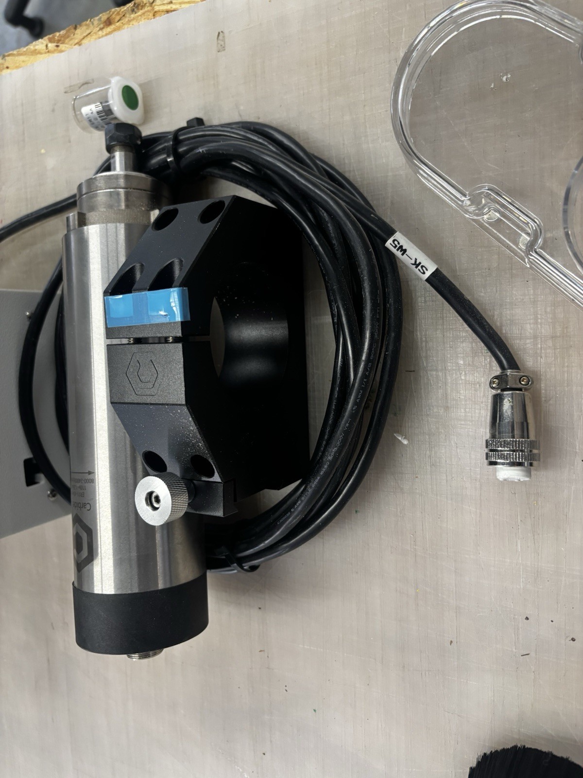 Shapeoko CNC 65mm VFD Spindle Kit – 110V Plus Mount and Dust Sweep