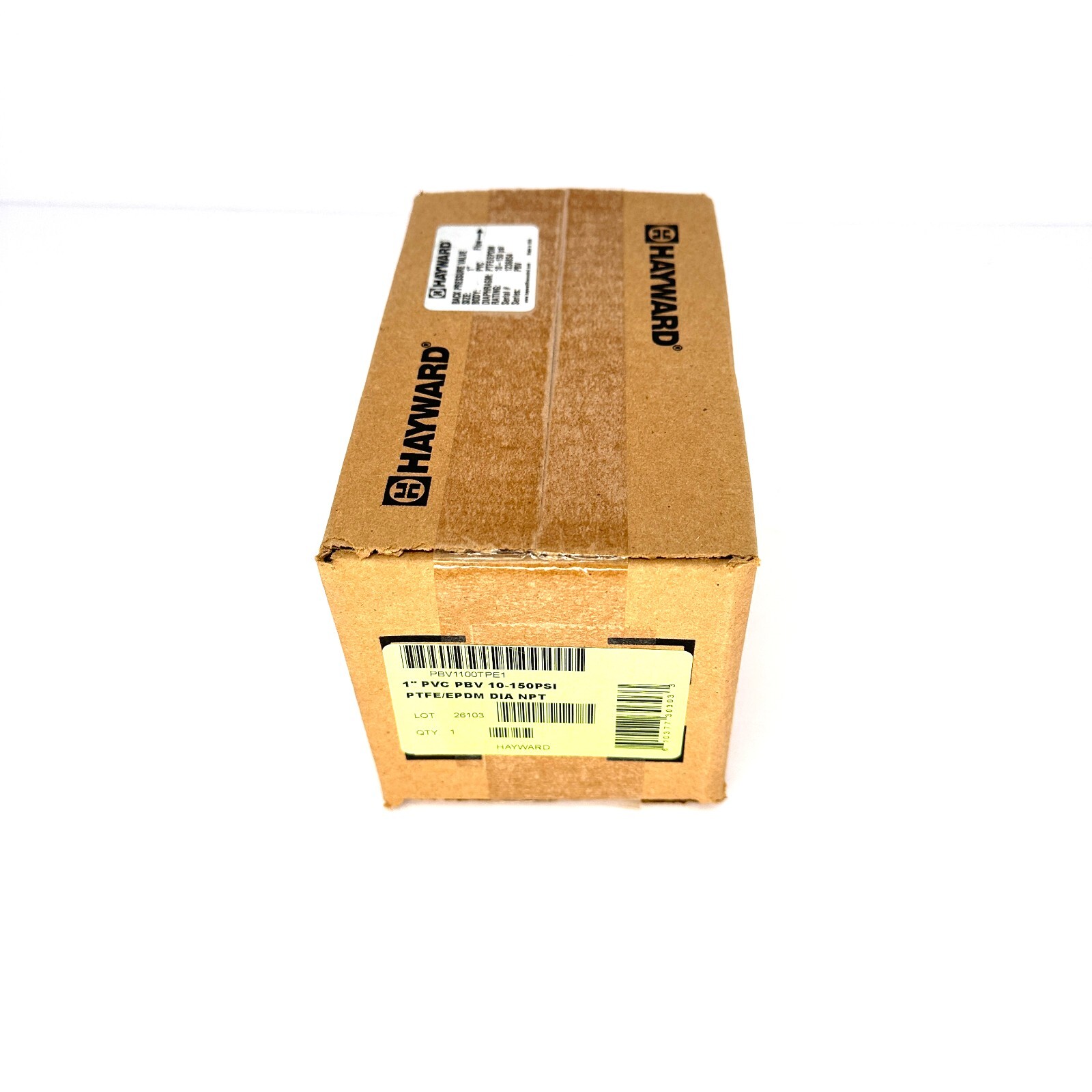 Hayward PBV1100TPE1 Back Pressure Valve 10-150 psi 1″ PVC Body EPDM Diaphragm
