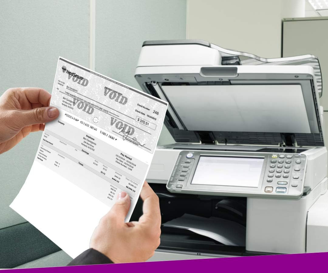 – Blank Check Stock for Laser/Ink-Jet, 8-1/2 X 11″ 24# Lb, 500 Sheets per Pack (