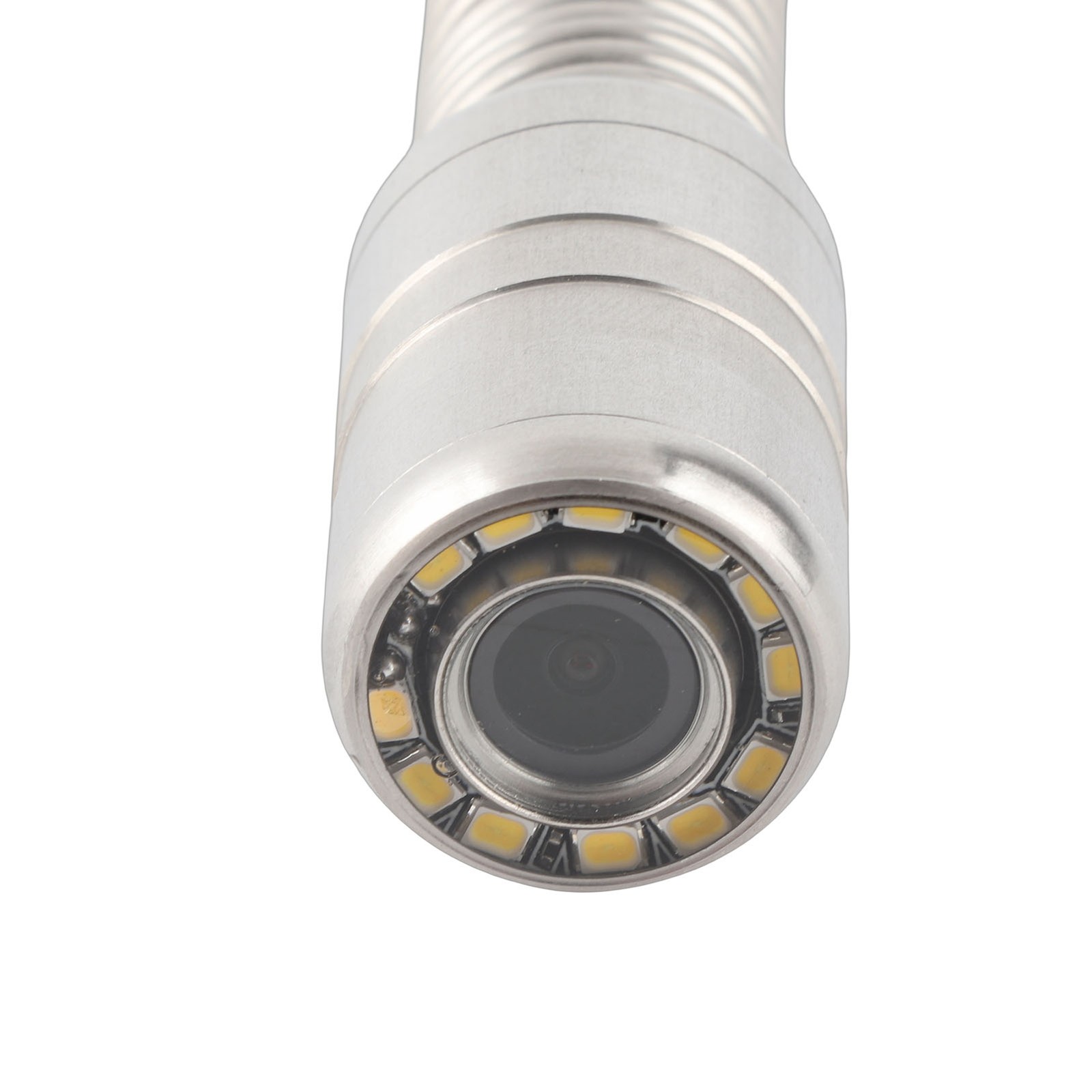 15mm Thread Diameter Pipe Drain Endoscope Camera Head Accessory with LED Light