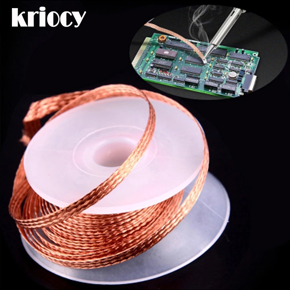 1PC 3.0mm 1.5M Desoldering Braid Solder Remover Wick Wire Repair Tool New