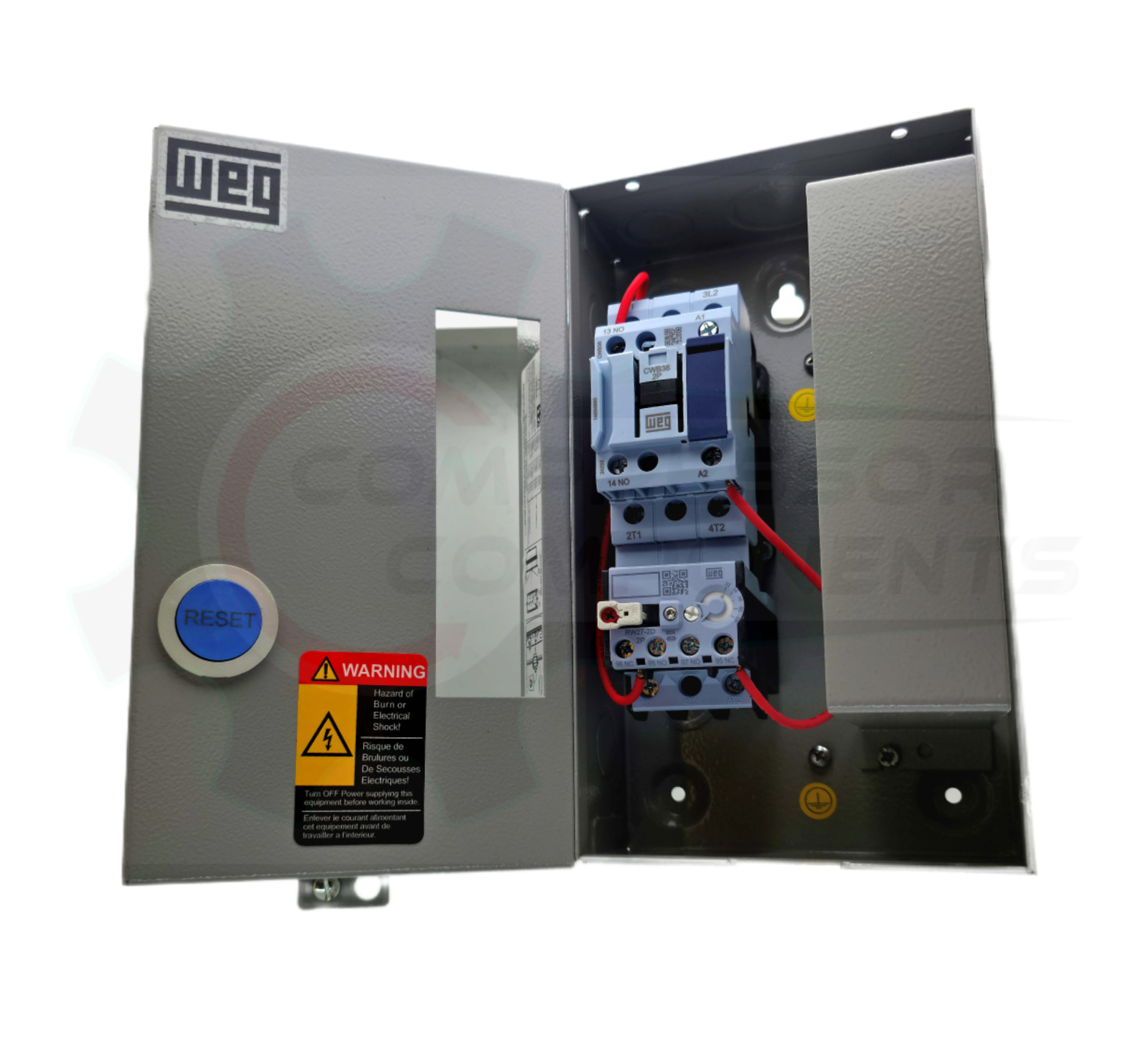 Weg ESWS-B38V24E-RM35 Magnetic Motor Starter 7.5HP 1 Phase 208-240 Volt / 38 Amp