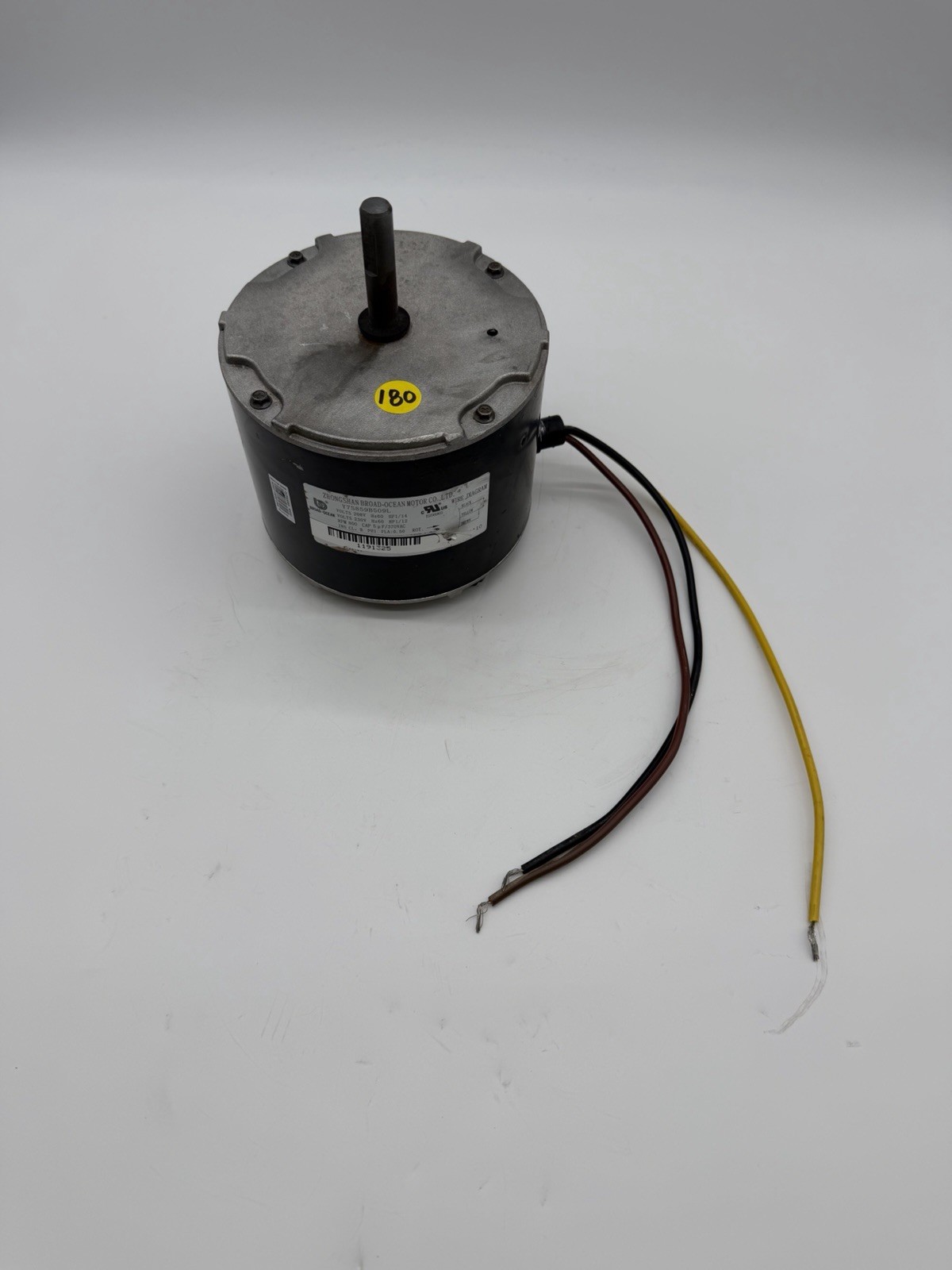 Zhongshan Broad-Ocean Y7S859B509L Condenser Motor 1/12 HP@ 230V 800RPM HB32GQ230