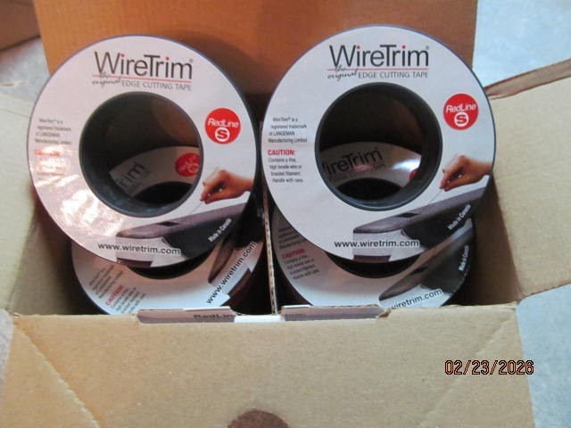 10 rolls Wiretrim 865-8008 edge cutting tape 1/4″ X 100 feet