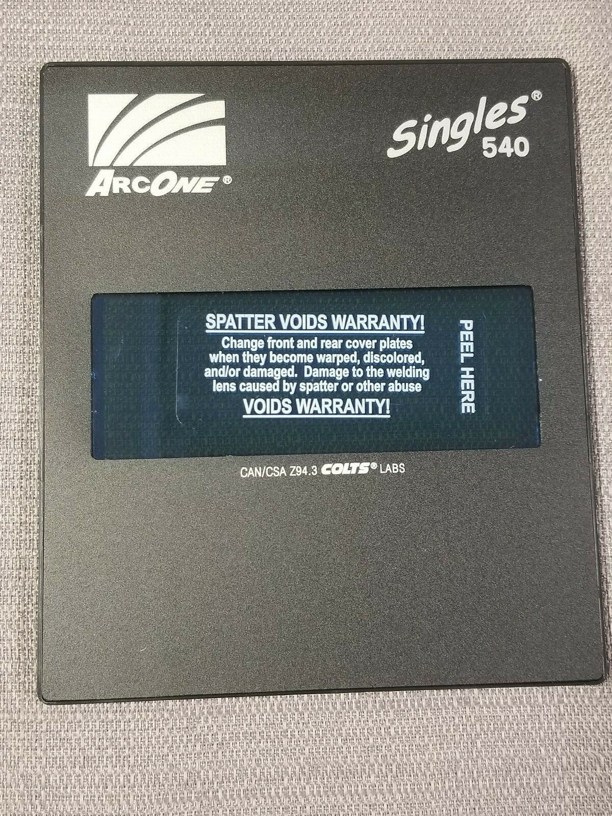 ArcOne S540-10 Auto-Darkening Welding Lens Vertical mount 5″ x 4″ shade 10
