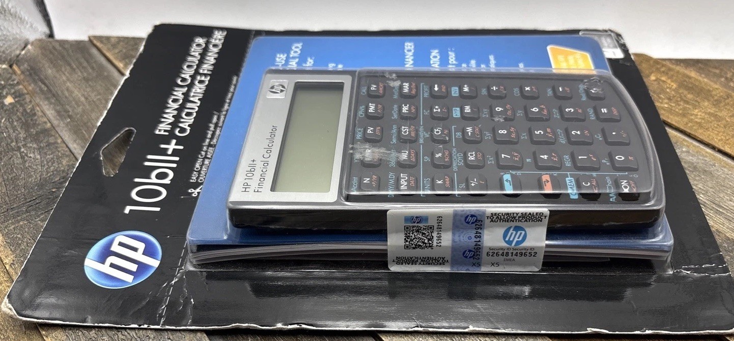 HP Hewlett Packard 10Bll+ Financial Calculator W/ Manual (Easy To Use) 2015*NIP