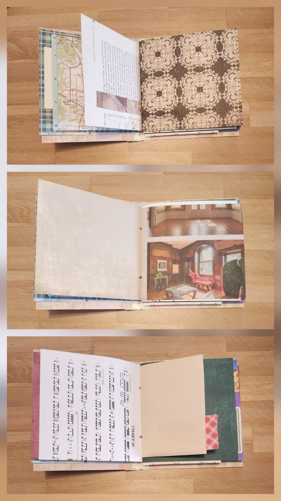 Junk Journal Travel Theme Handmade 54 pages