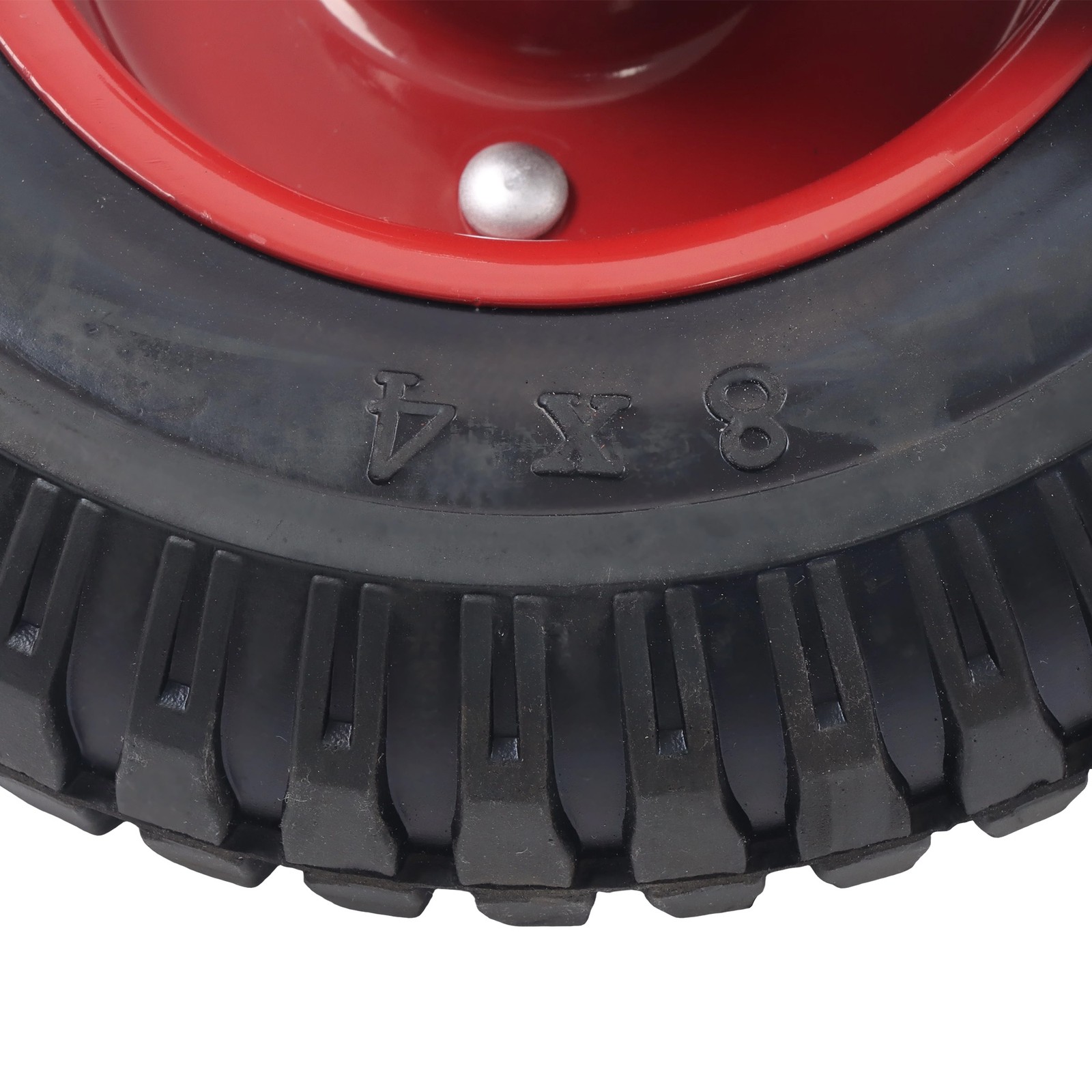4 Pcs Rubber Wheels 2000lbs Load Capacity Heavy Duty Swivel Caster Wheels 8″