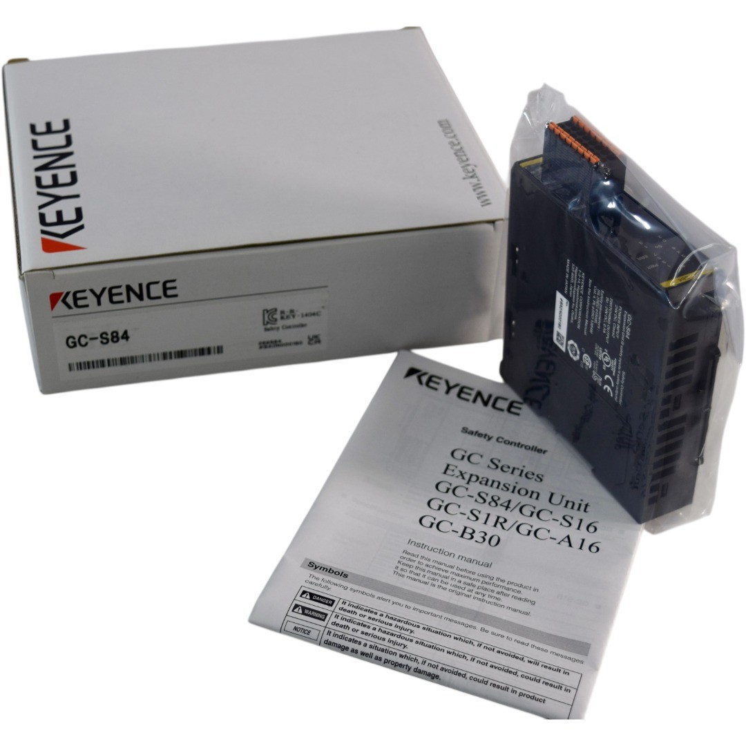 NEW Keyence GC-S84 Safety Controller Expansion Unit 8 Safety Inputs 4 Outputs