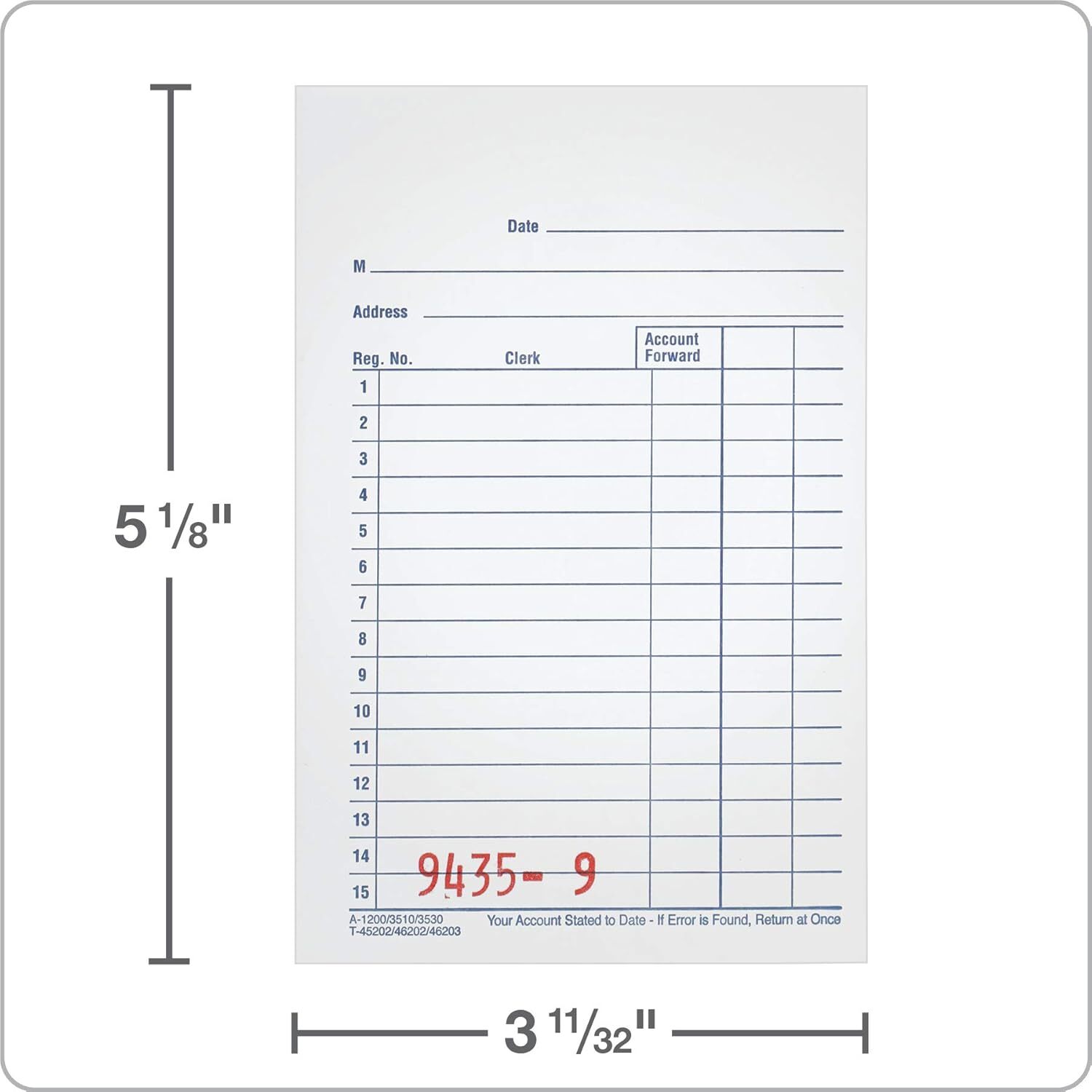 **Adams General Purpose Sales Book, Carbonless, (Pack Of 10) (DC3510)** The book
