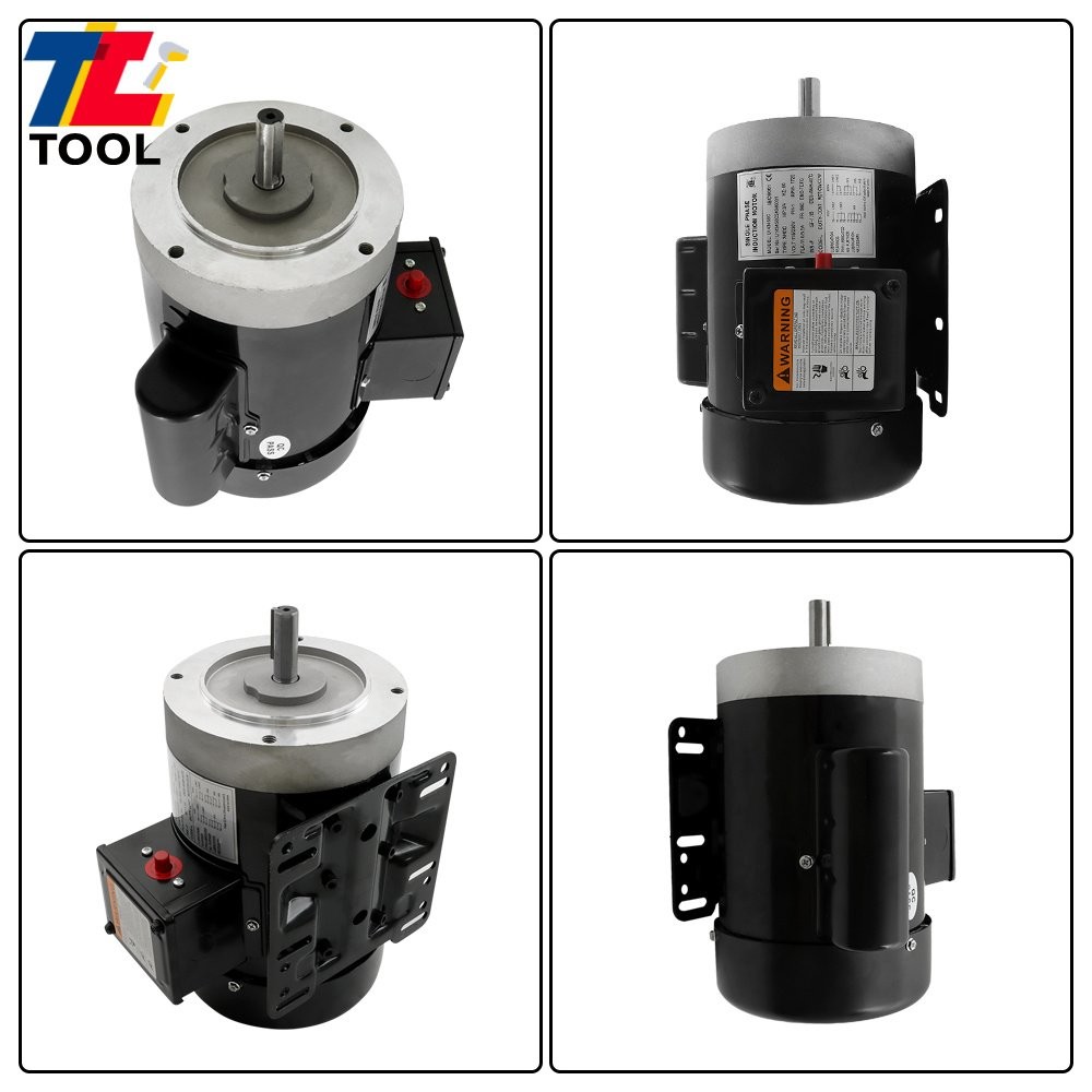 3/4 HP Electric Motor Single Phase 1725 rpm 5/8» shaft 115V/230V 56C Frame