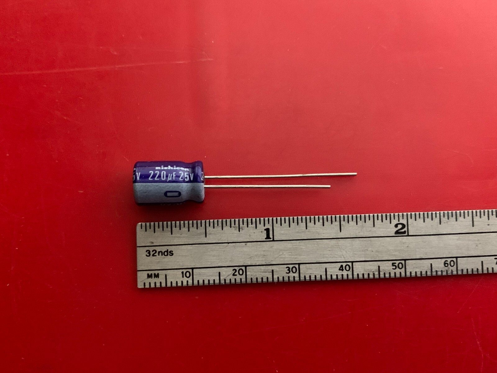 10x UVX1E221MPA NICHICON CAP Alum 220uF 25V 85′ 8×11.5 Radial