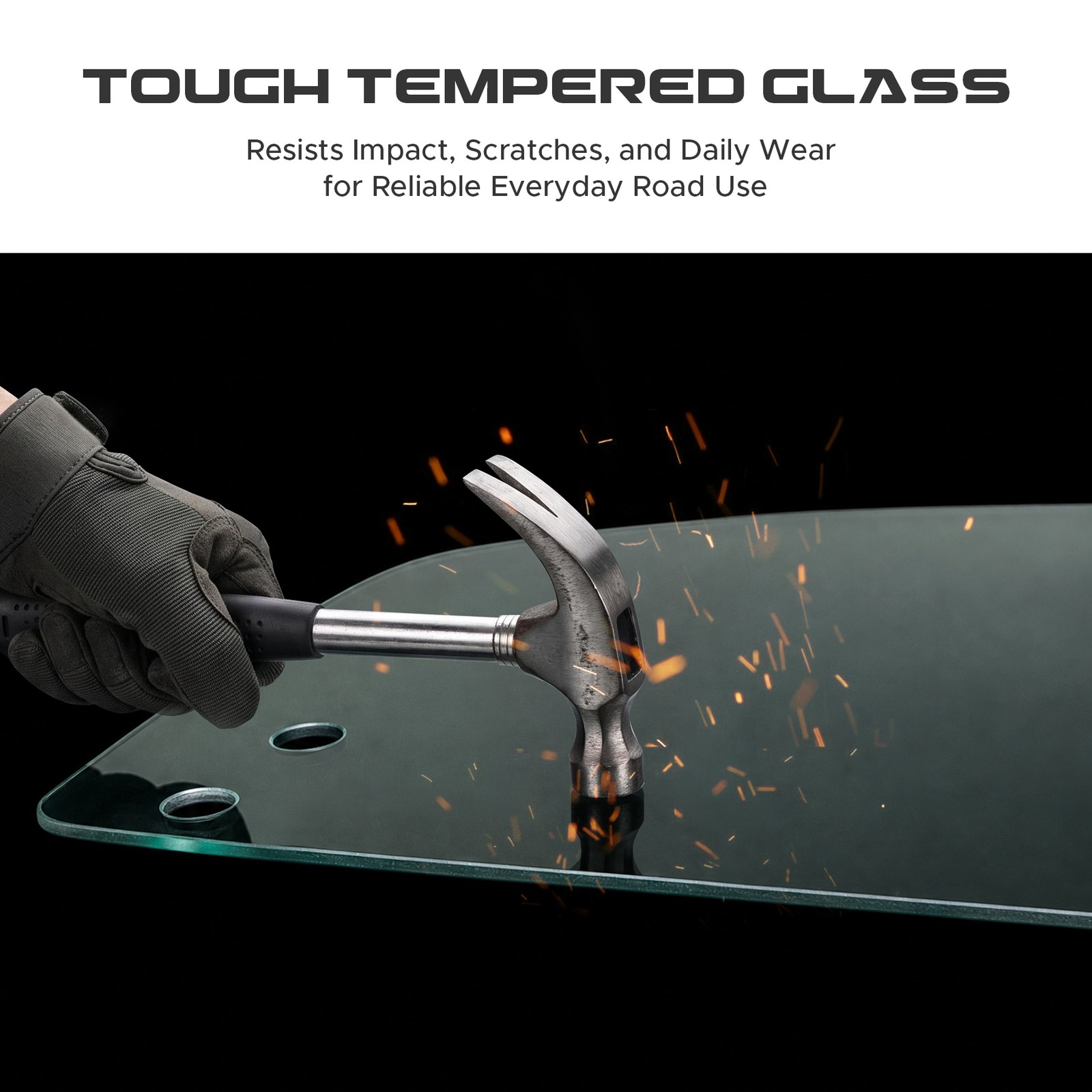 Tempered Glass RH Cab Door Window Glass for Kubota Tractor MODP000006651