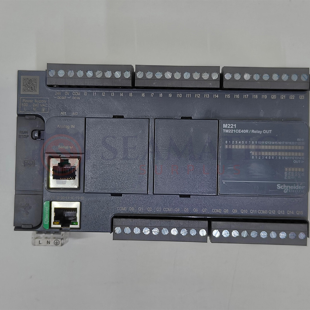 NEW Schneider TM221CE40R Logic controller Modicon M221-40IO Relay Ethernet