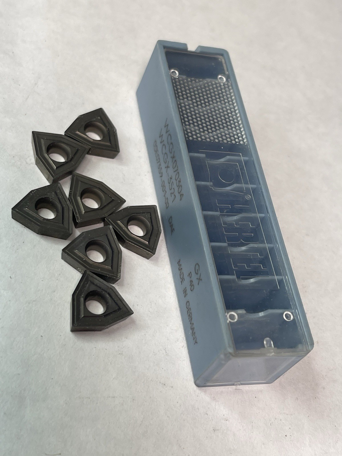 HERTEL/Ingersoll/Kennametal Carbide Inserts WCGX-3521 GX(P40) Qty. 7 (26JL13)