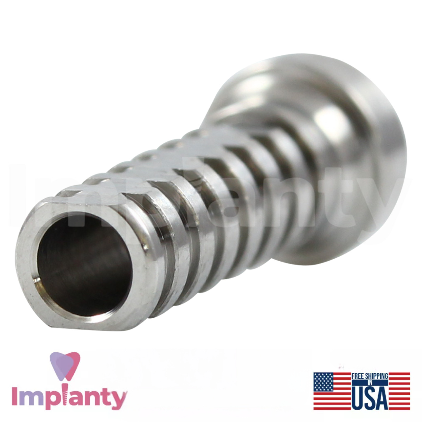 1x Dental Straight Multi Unit RP Conical Connection 2.65mm Titanium Sleeve Set