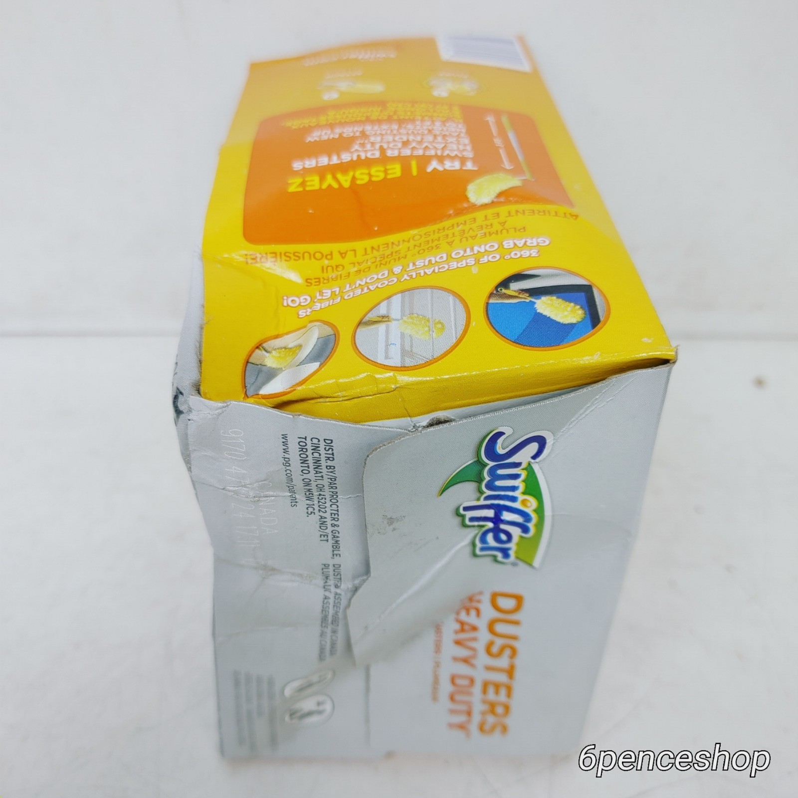Deformed Box-Swiffer Heavy Duty Dust Lock Fiber Dusters Refill 6/BX