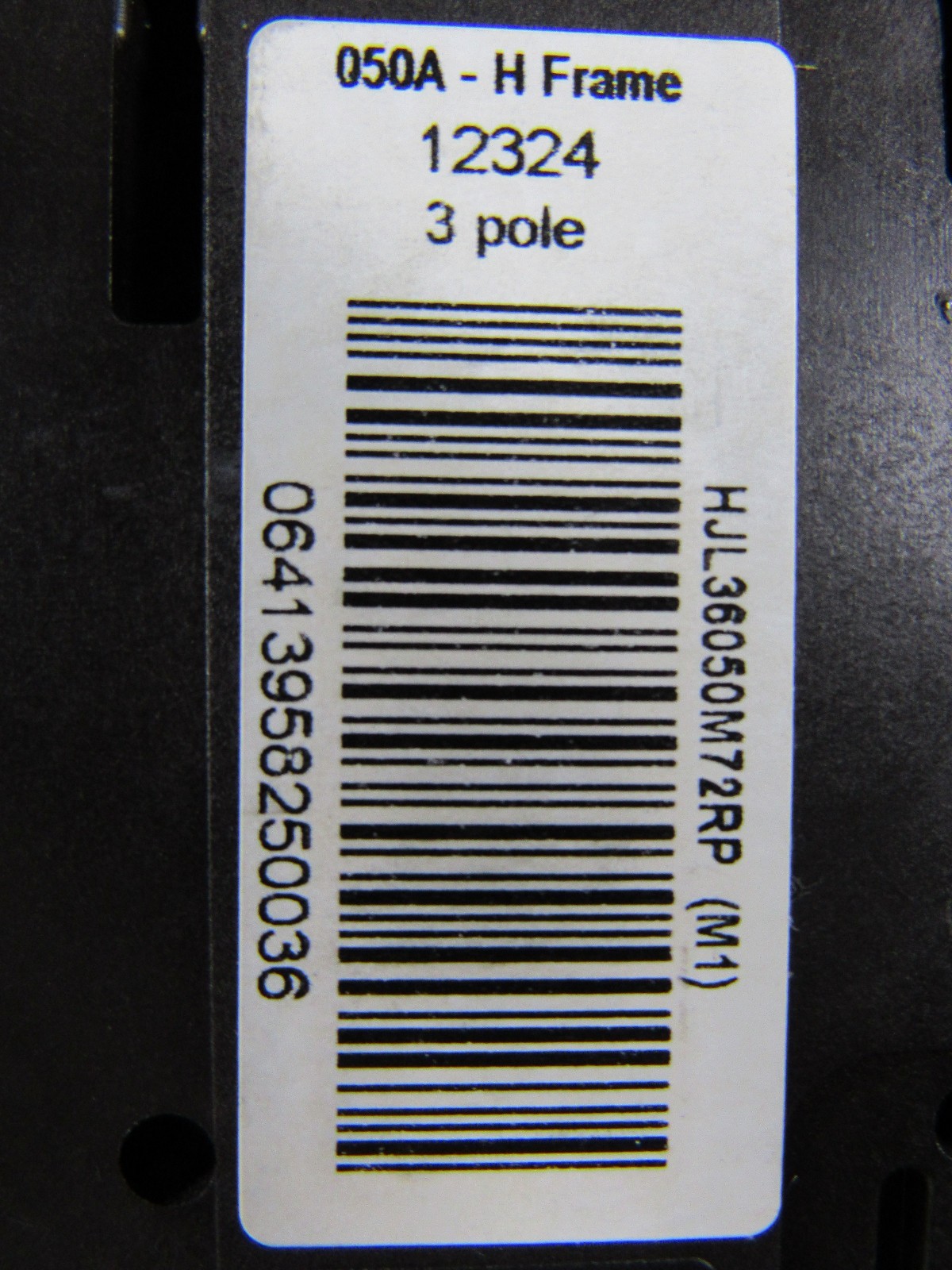Square D Powerpact HJ 050 Circuit Breaker HJL36050M72 50A Trip 600V 3P 50 Amp