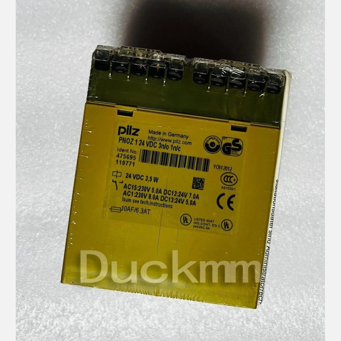 1pc New Pilz 475695 PNOZ 1 24 VDC 3n/o 1n/c fast ship US Free TAX